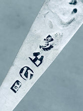 Load image into Gallery viewer, Embossed Scottish Provincial Silver Sifting ladle, John Leslie, Aberdeen, c.1800