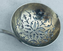 Load image into Gallery viewer, Embossed Scottish Provincial Silver Sifting ladle, John Leslie, Aberdeen, c.1800