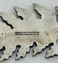 Load image into Gallery viewer, New Zealand &#39;Fernside&#39; sterling silver fern brooch, c.1900-1920