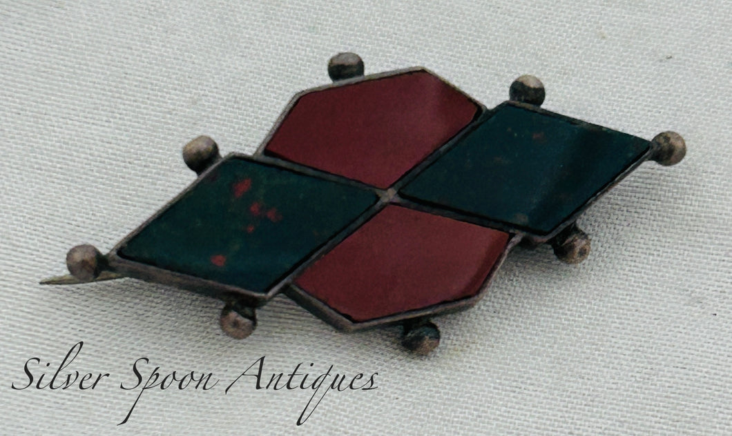 Scottish style sterling silver brooch, Joseph Cook & Son, Birmingham, 1883