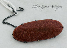 Load image into Gallery viewer, Australian Goldstone Sterling Brooch, OT Forster, Collingwood, c.1900-1920.