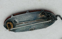 Load image into Gallery viewer, Australian Goldstone Sterling Brooch, OT Forster, Collingwood, c.1900-1920.