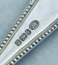 Load image into Gallery viewer, Set of 6 English sterling forks, John Round &amp; Son Ltd, Sheffield , 1895