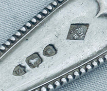 Load image into Gallery viewer, Set of 6 English sterling teaspoons, London, 1893
