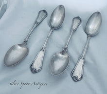 Load image into Gallery viewer, Heavy set of European Crested Tablespoons, Germany, c.1890s
