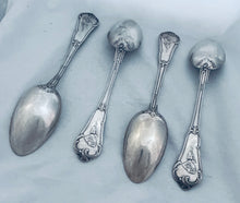 Load image into Gallery viewer, Heavy set of European Crested Tablespoons, Germany, c.1890s