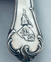 Load image into Gallery viewer, Heavy set of European Crested Tablespoons, Germany, c.1890s