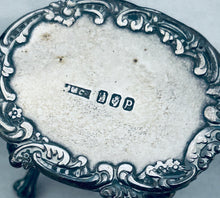 Load image into Gallery viewer, Modern Irish sterling miniature table and chairs, JMC, Dublin, 1981