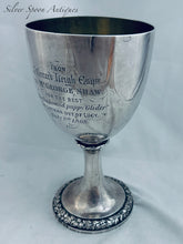 Load image into Gallery viewer, Mid Victorian English Sterling Trophy Cup, Hunt &amp; Roskell, London, 1867