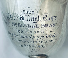 Load image into Gallery viewer, Mid Victorian English Sterling Trophy Cup, Hunt &amp; Roskell, London, 1867