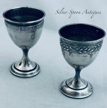 Load image into Gallery viewer, Pair of French silver egg cups, c.1920s