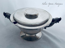 Load image into Gallery viewer, Heavy Small Tureen w dolphin handles, London, Robert Frederick Fox, 1911