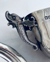 Load image into Gallery viewer, Heavy Small Tureen w dolphin handles, London, Robert Frederick Fox, 1911