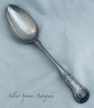 Load image into Gallery viewer, English sterling Kings Pattern Tablespoon, Richard Poulden, London, 1818