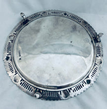 Load image into Gallery viewer, English Neo-classical Sterling Salver, Goldsmiths &amp; Silversmiths Co, London, 1885