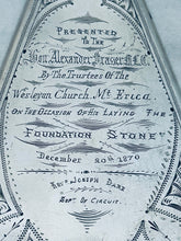 Load image into Gallery viewer, Victorian Colonial Presentation Trowel, W. Edwards, Melbourne, 1870