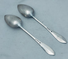Load image into Gallery viewer, Pair of Danish silver tablespoons, G.Kolling, 1903