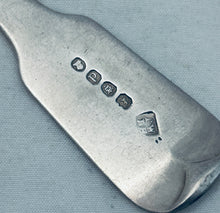 Load image into Gallery viewer, Four fiddle pattern English sterling table forks, Wallis &amp; Hayne, London, 1819