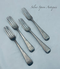 Load image into Gallery viewer, Set of four Old English pattern table forks, London, 1817