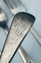 Load image into Gallery viewer, Set of four Old English pattern table forks, London, 1817