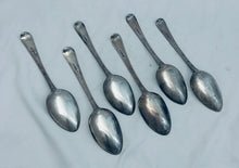 Load image into Gallery viewer, Set of 6 Old English pattern table spoons, Wallis &amp;  Hayne, London, 1817