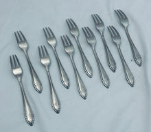 Load image into Gallery viewer, Set of 10 Austrian silver dessert forks, JCH, 1925-1950s