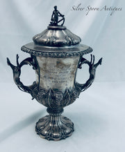 Load image into Gallery viewer, NZ Interest English Sterling Trophy and Cover, Barnard family,London, 1836