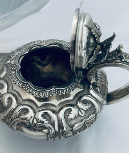 William IV Irish Sterling Silver Tea Set, Dublin, 1836