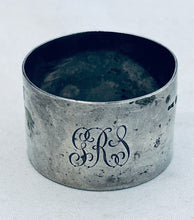 Load image into Gallery viewer, Australian themed serviette ring, H.A.W, Birmingham, 1915