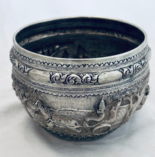 Load image into Gallery viewer, Good quality Asian silver bowl, Burmese?, 1900-1920