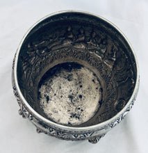 Load image into Gallery viewer, Good quality Asian silver bowl, Burmese?, 1900-1920