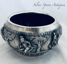 Load image into Gallery viewer, Impressive Indian/Burmese silver bowl, 1900-1920