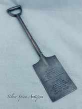Load image into Gallery viewer, Rare Australian Judaica Silver Presentation Spade, Angus &amp; Coote, Sydney, 1940s