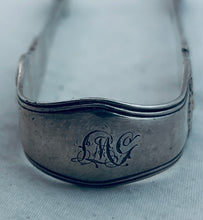 Load image into Gallery viewer, Pair of Coburg pattern sterling sugar tongs, Mary Chawner, London, 1834