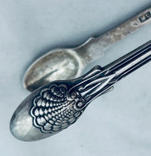 Load image into Gallery viewer, Pair of Coburg pattern sterling sugar tongs, Mary Chawner, London, 1834