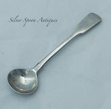 Load image into Gallery viewer, Fiddle Pattern Sterling Salt Spoon, London, 1824