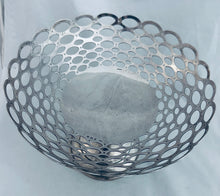 Load image into Gallery viewer, English sterling silver pierced tazza, Zimmerman, Birmingham, 1912