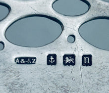 Load image into Gallery viewer, English sterling silver pierced tazza, Zimmerman, Birmingham, 1912