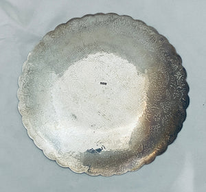 Quality Detailled Egyptian Silver Dish, Cairo, 1941-2