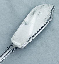 Load image into Gallery viewer, English silver Kings pattern butter knife, Chawner and Co, London, 1868