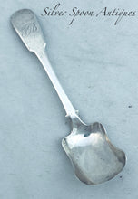Load image into Gallery viewer, English sterling sugar spoon, George Unite, Birmingham, 1859