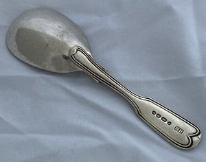 Large Victorian Caddy Spoon, London, 1853