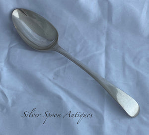 Early Indian Colonial Table Spoon, John Mair, 1789-1801