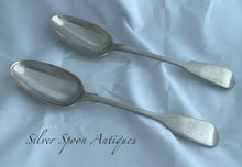 Load image into Gallery viewer, Pair of Indian Colonial Tablespoons, Lattey Bros &amp; C0, 1843-1855