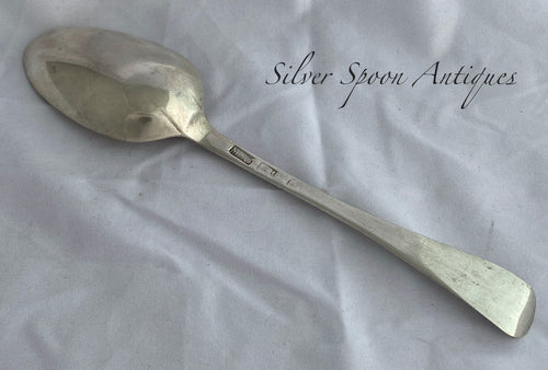 Scottish Provincial Tablespoon, Glasgow, 1770s