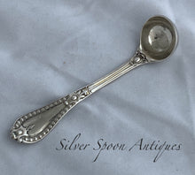 Load image into Gallery viewer, Small English sterling ladle, &#39;Grecian&#39; pattern, London, 1854