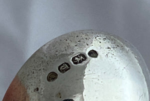 Small English sterling ladle, 'Grecian' pattern, London, 1854