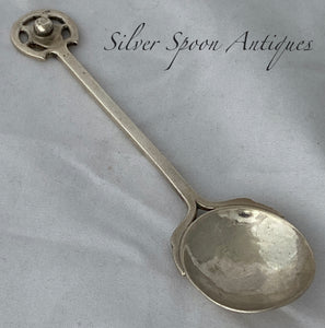 English Arts & Crafts Sterling Spoon, AE Jones, 1913
