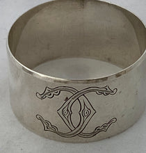 Load image into Gallery viewer, Rare set of six New Zealand silver Serviette Rings, New Plymouth, AL Cooke.