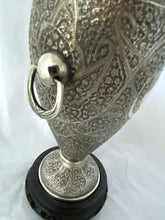 Load image into Gallery viewer, Art Deco Indian Silver Vase, Kashmir, 1920s-30s